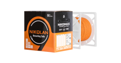 Кабель NIKOLAN SF/UTP, 4 пары, Кат.5e, 24 AWG, внутренний, PVC, 305м 